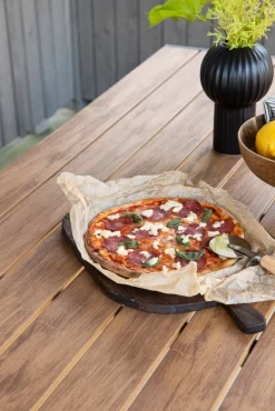 Break matbord 150 x 90 cm - Brun/Svart + Rengöringsmedel för utemöbler