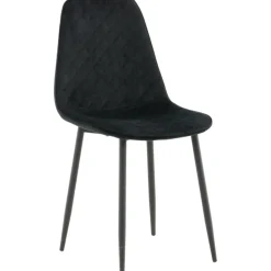 Bridge Diamond matstol - Svart sammet