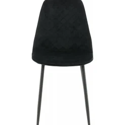 Bridge Diamond matstol - Svart sammet