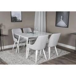 Bridge matbord 120 cm - Vit