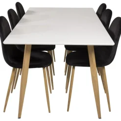 Bridge matbord 180 cm - Vit/ek