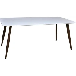 Bridge matbord 180 cm - Vit/svart