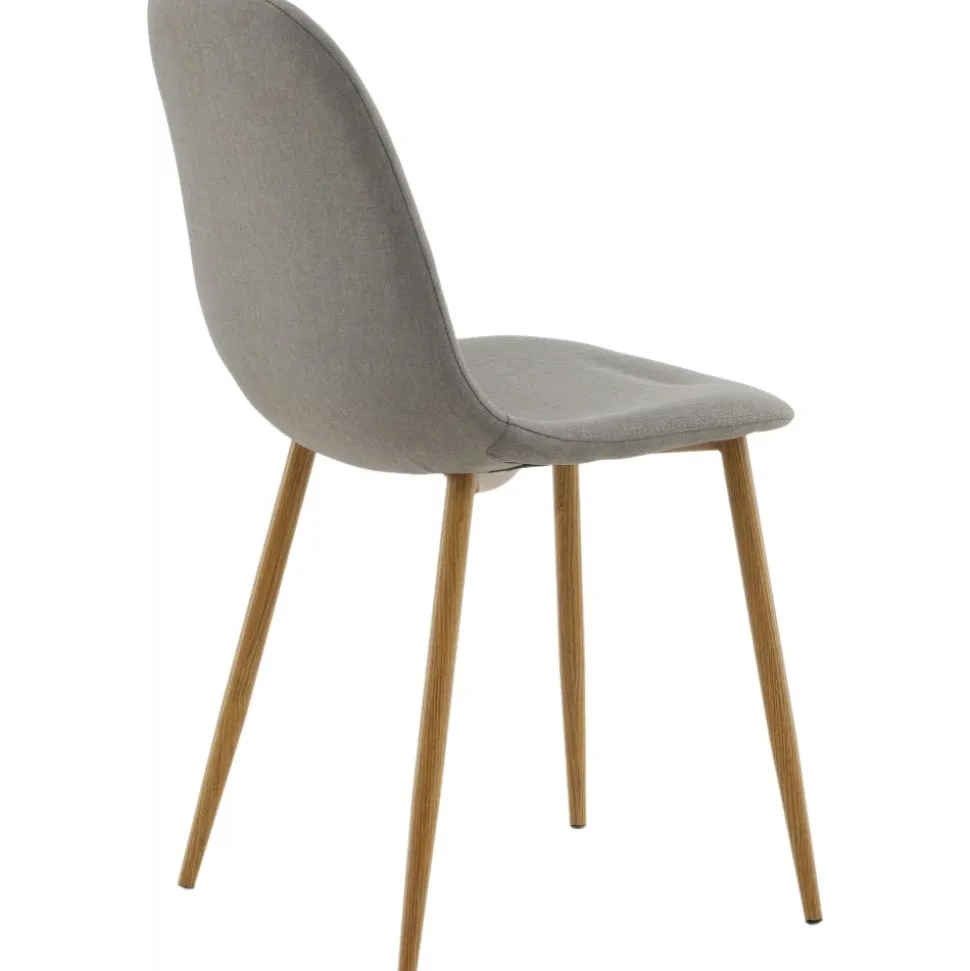 Bridge matstol - Grå/ek