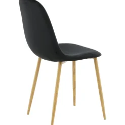 Bridge matstol - Svart/ljus valnöt