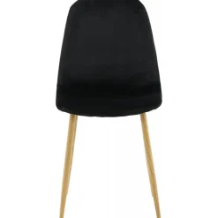 Bridge matstol - Svart/ljus valnöt