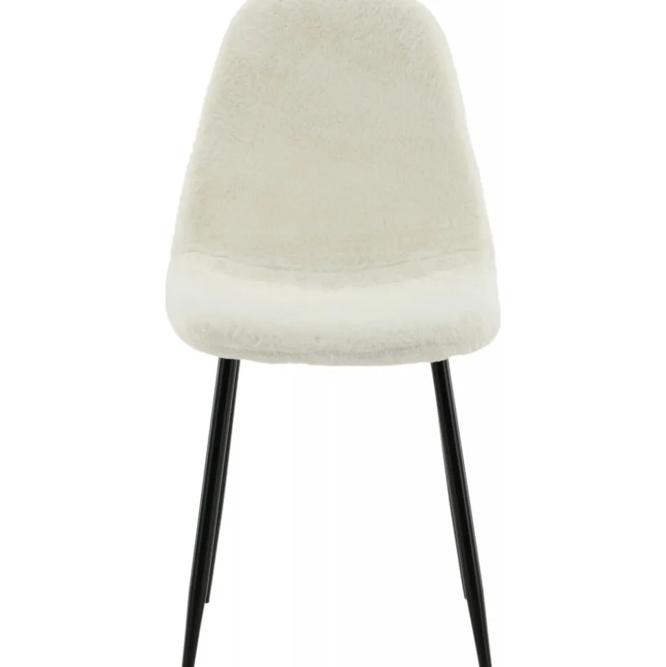 Bridge matstol - Vit teddy