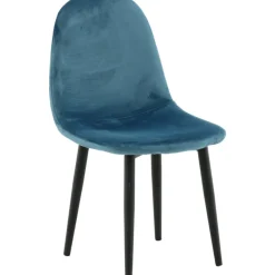 Bridge matstol XXS - Blå sammet