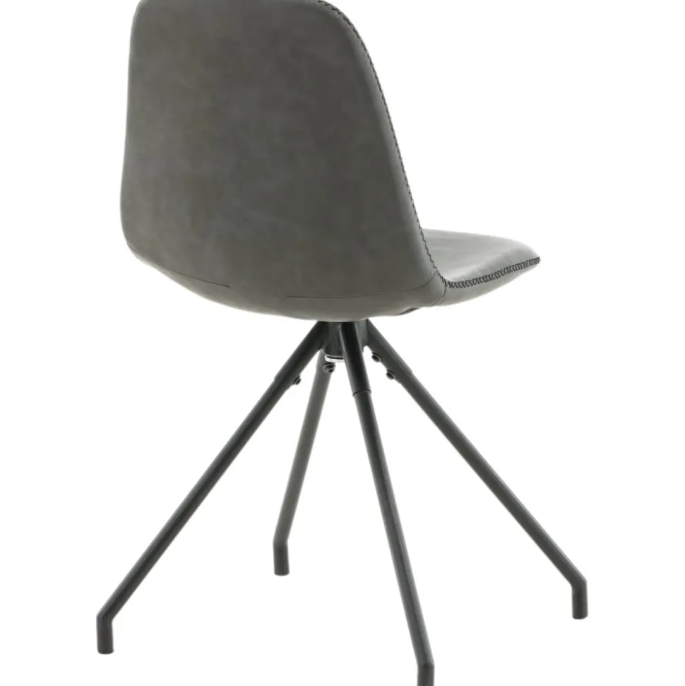 Bridge snurrbar matstol - Svart PU