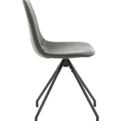 Bridge snurrbar matstol - Svart PU