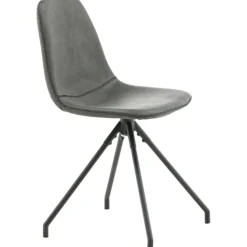 Bridge snurrbar matstol - Svart PU