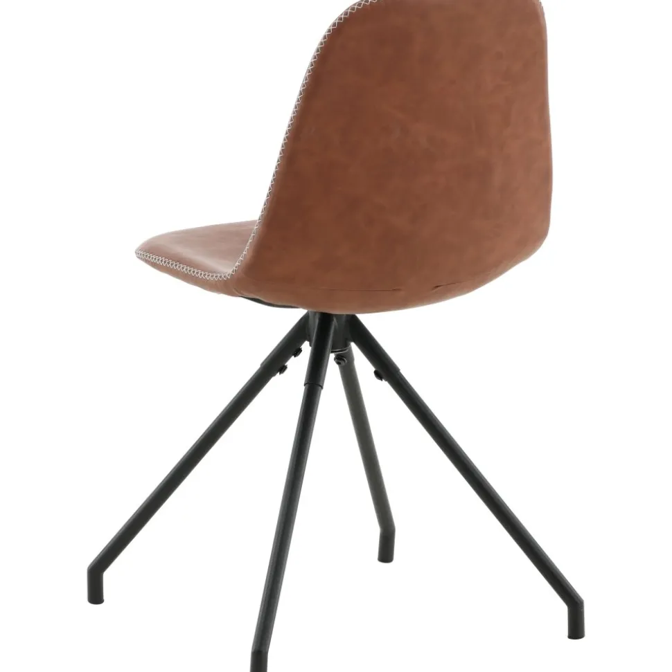 Bridge snurrbar matstol - Brun PU