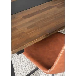 Bridge snurrbar matstol - Brun PU