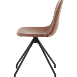 Bridge snurrbar matstol - Brun PU