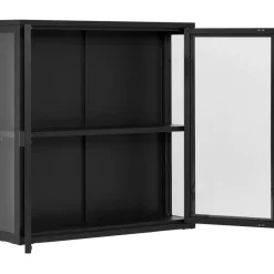 Brisbane väggskåp 80x18x80 cm - Svart