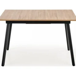 Brom matbord 120-160 x 80 cm - Ek/grå