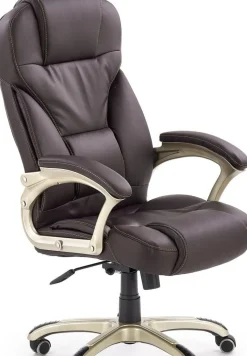 Brooke kontorsstol - Mörkbrun (PU)