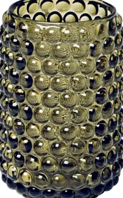 Bubble ljuslykta stor - Grön