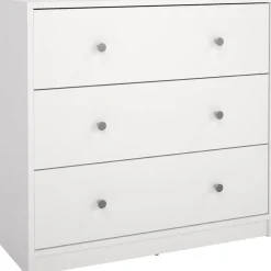 Byrå med 3 lådor - Vit