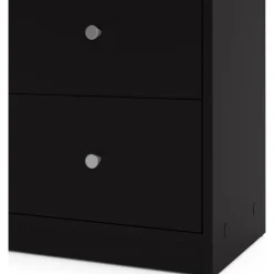 Byrå svart 6 lådor 143 cm bred + Fläckborttagare för möbler