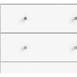 Byrå vit med 6 lådor 143 cm bred