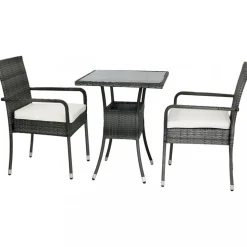 Caféset i konstrotting - Mölle + Rengöringsmedel för utemöbler