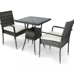 Caféset i konstrotting - Mölle + Textilskydd för utemöbler