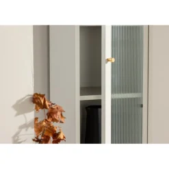 Cali vitrinskåp - Beige