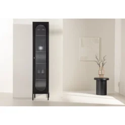 Cali vitrinskåp - Svart