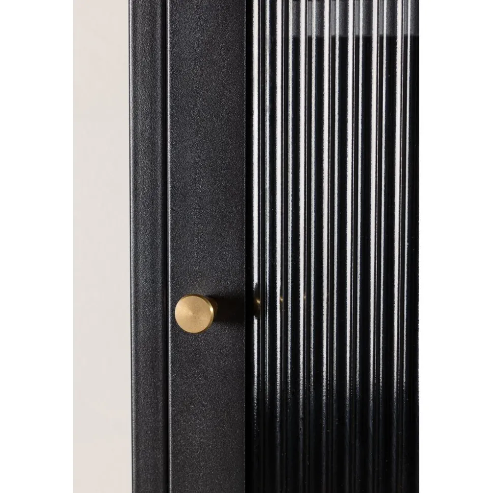 Cali vitrinskåp - Svart