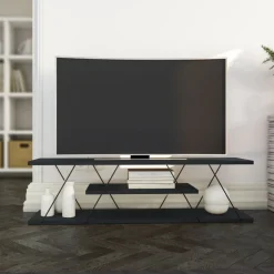 Canaz TV-bänk - Antracit/grå