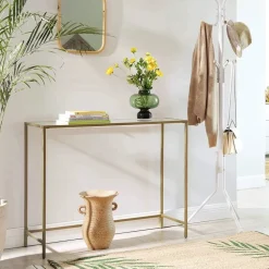 Canvas avlastningsbord - Guld