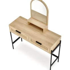 Carmen sminkbord 104 x 35 cm - Beige/svart