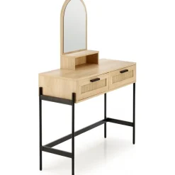 Carmen sminkbord 104 x 35 cm - Beige/svart