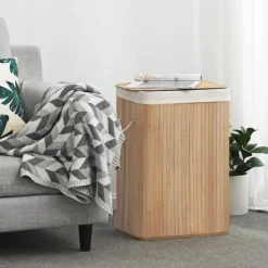 Carolin tvättkorg 72 l - Bambu