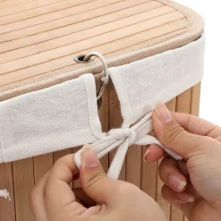 Carolin tvättkorg 72 l - Bambu