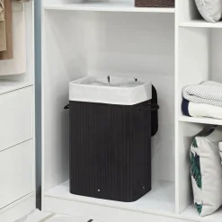 Carolin tvättkorg 72 l - Svart