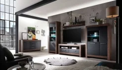 Carrie vägghylla 140 cm - Brun ek