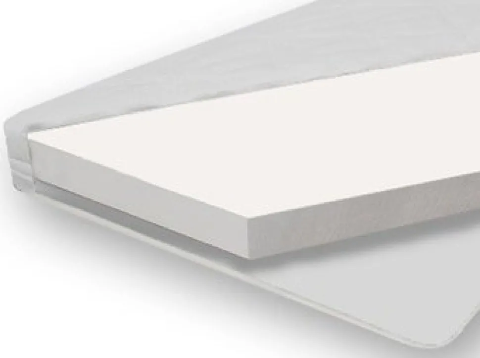 Casa vit barnsäng med utdragbar extrabädd 80x180 cm inklusive madrasser