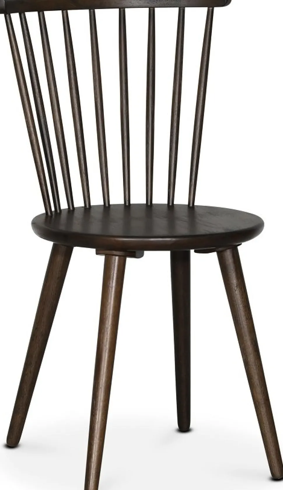 Castor pinnstol brunoljat trä + Möbeltassar