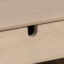 Century sängbord vägghängt i Vitpigmenterad ek