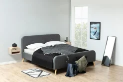 Century sängbord vägghängt i Vitpigmenterad ek