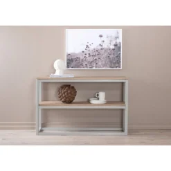 Charlotte sidobord 110 x 30 cm - Grå