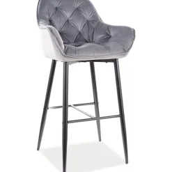 Cherry barstol - Grå