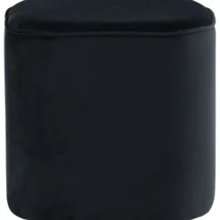 Chip sittpuff - Svart sammet