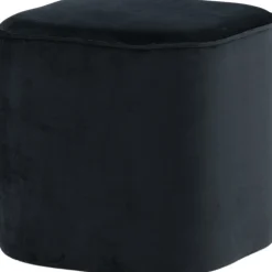 Chip sittpuff - Svart sammet