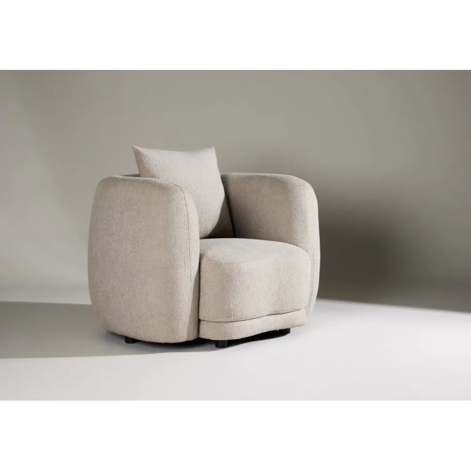 Cielo fåtölj - Beige bouclé