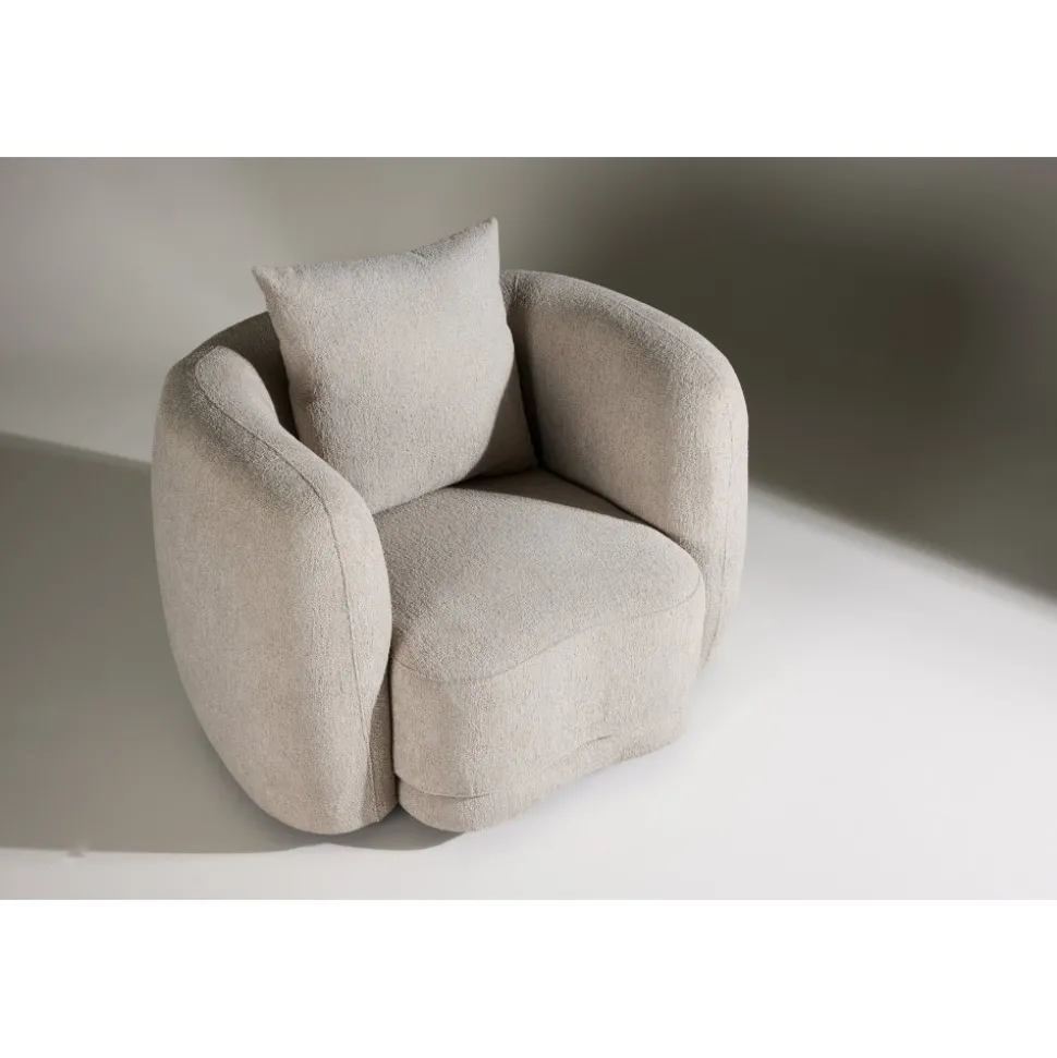 Cielo fåtölj - Beige bouclé