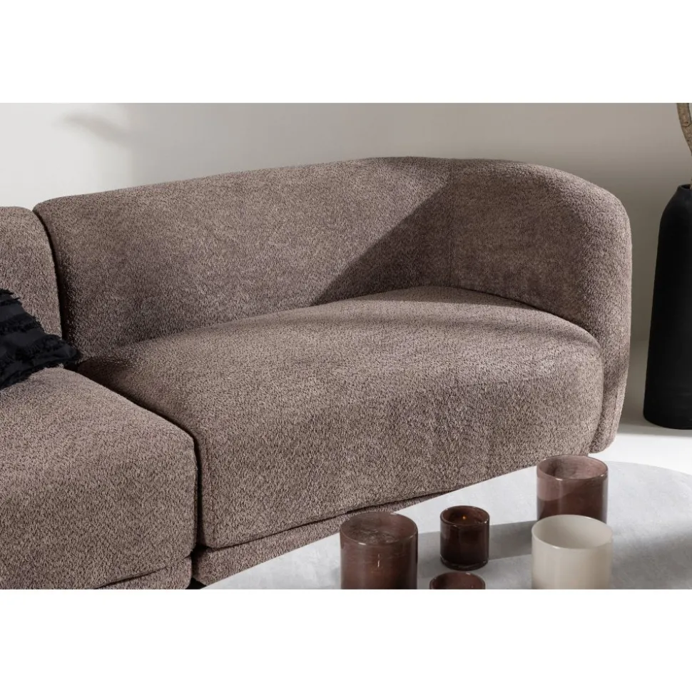 Cielo 3-sits soffa - Brun boucle