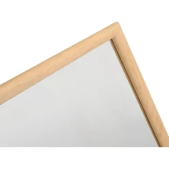 Cirkus spegel 40 x 80 cm - Vitpigmenterad ek + Karta med möbeltassar på köpet!