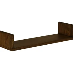 Cirkus vägghylla 50 cm - Brunlackerad ek